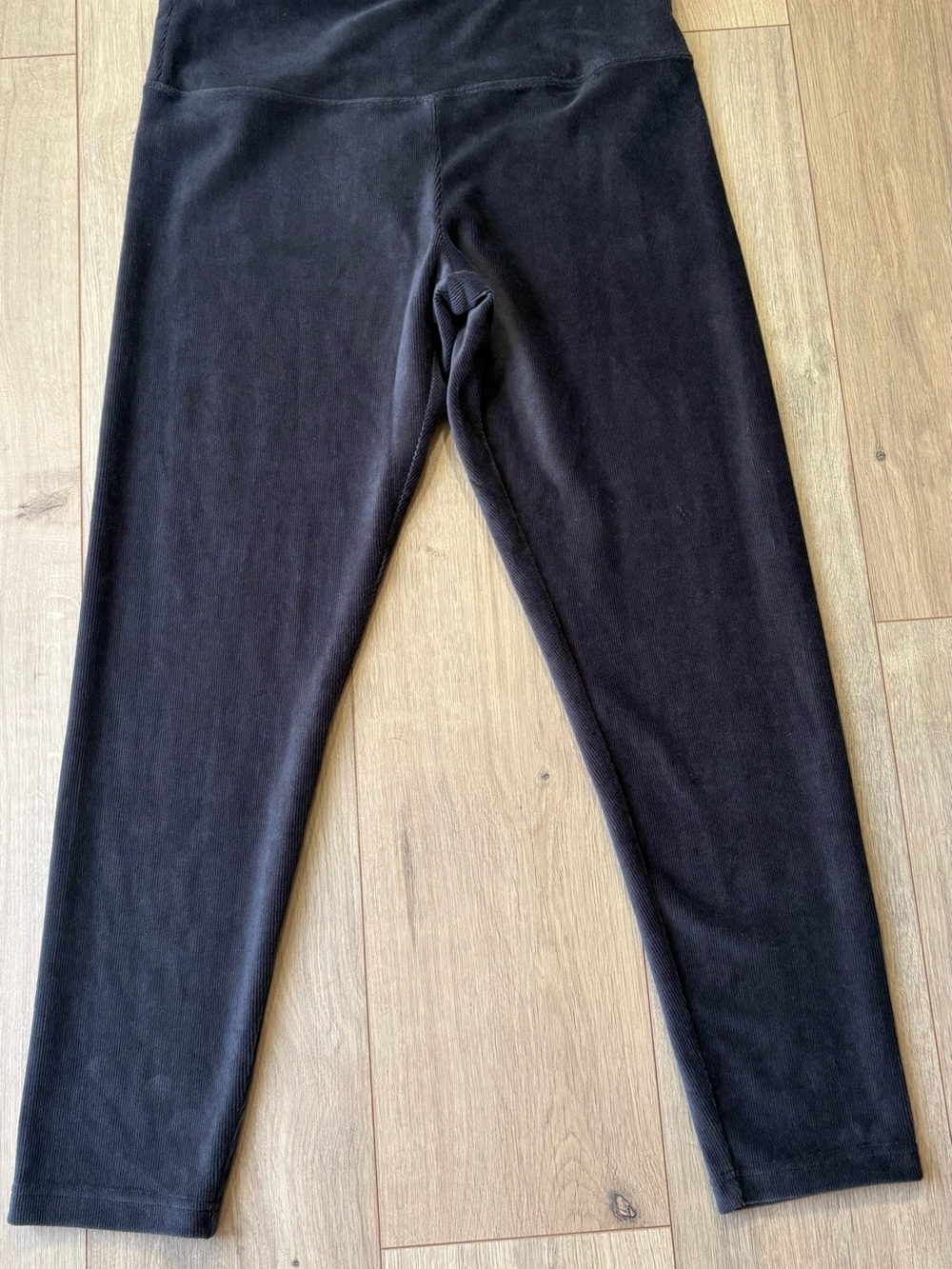 Black High-Waist Fleece-Lined Leggings